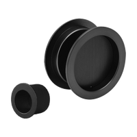 Round Cavity Slider Passage Set in Black