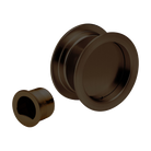 Round Cavity Slider Passage Set in Ember Bronze