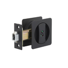 Zanda Square Cavity Sliding Privacy Kit in black, includes hardware and components for installing privacy sliding doors in a wall cavity.