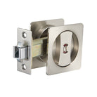Zanda Square Cavity Sliding Privacy Kit with stainless steel finish, designed for concealed bathroom or closet door installation.