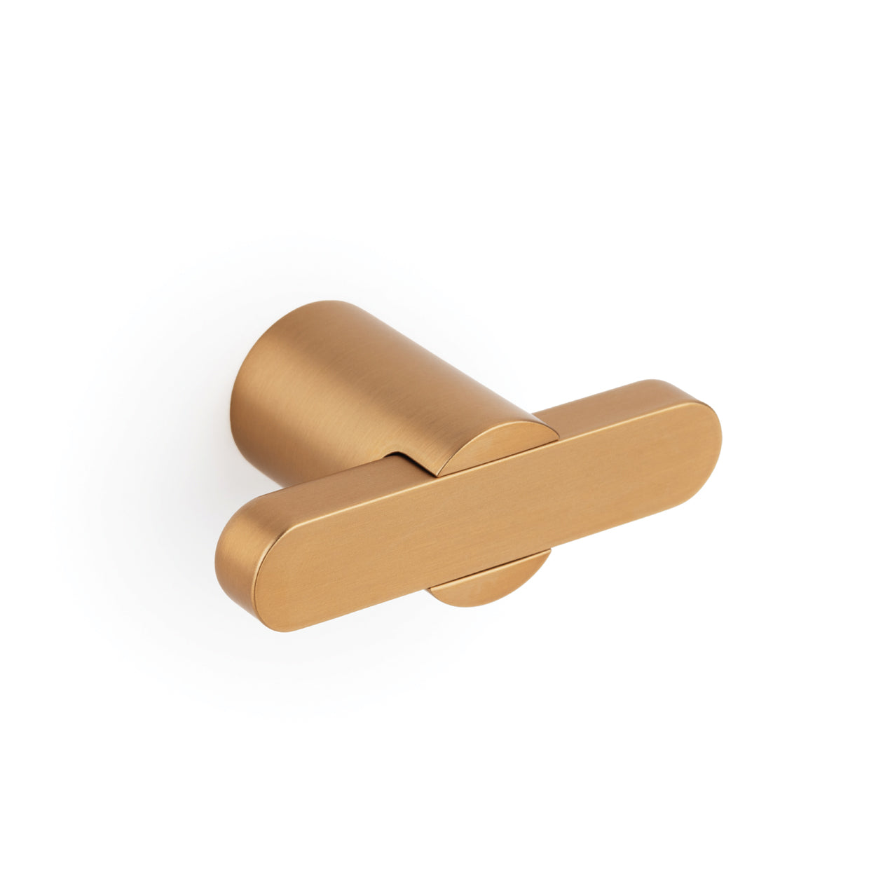 MOMO FUSION T KNOB 58MM BRUSHED DARK BRASS in Brushed Dark Brass