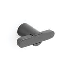 Momo FUSION Cabinet T-Pull handle in matte black finish, featuring a sleek modern design for kitchen or furniture cabinets.