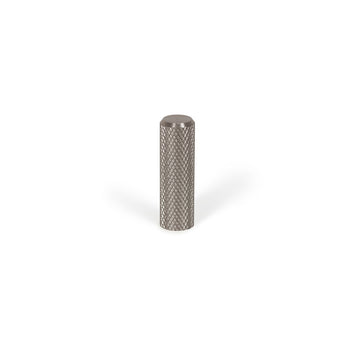 GRAF KNURLED CYLINDER KNOB 10MM DULL BRUSHED NICKEL in Dull Brushed Nickel