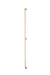 GRAF KNURLED D HANDLE 1178MM BRUSHED DARK BRASS in Brushed Dark Brass