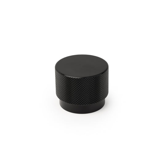 MOMO GRAF ROUND KNOB 38MM BRUSHED BLACK in Brushed Black