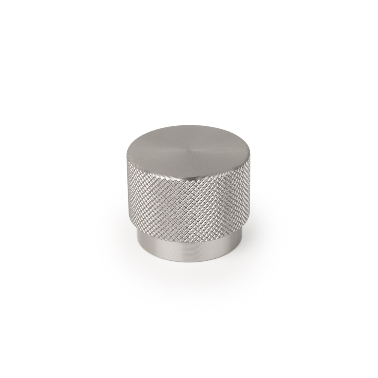 Momo GRAF Cabinet Knob in dark bronze finish mounted on a wooden cabinet door, showcasing modern hardware design.