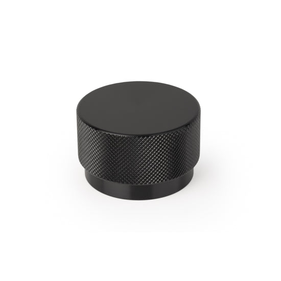 MOMO GRAF ROUND KNOB 50MM BRUSHED BLACK in Brushed Black
