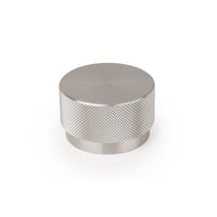 Momo GRAF Cabinet Knob in dark bronze finish, featuring modern round design and smooth surface for kitchen or furniture drawer.
