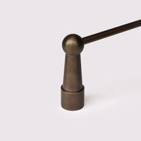 Gallery Rail End Post - Antique Bronze in Antique Bronze