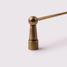Gallery Rail End Post - Acid Washed Brass in Acid Washed Brass