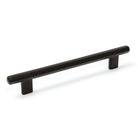 Momo Hendrix cabinet pull handle in matte black, sleek metal handle for kitchen or furniture drawers and cabinets.