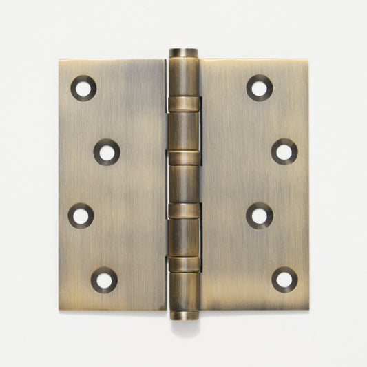 Lo & Co Hinge 100mm x 100mm in Aged Brass