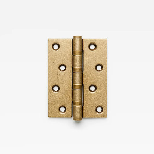 Hinge Tumbled Brass in Tumbled Brass