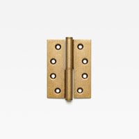 Lift Off Hinge Tumbled Brass (mid-late 2025) LEFT in Tumbled Brass