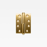Lift Off Hinge Brass (mid-late 2025) LEFT in Brass