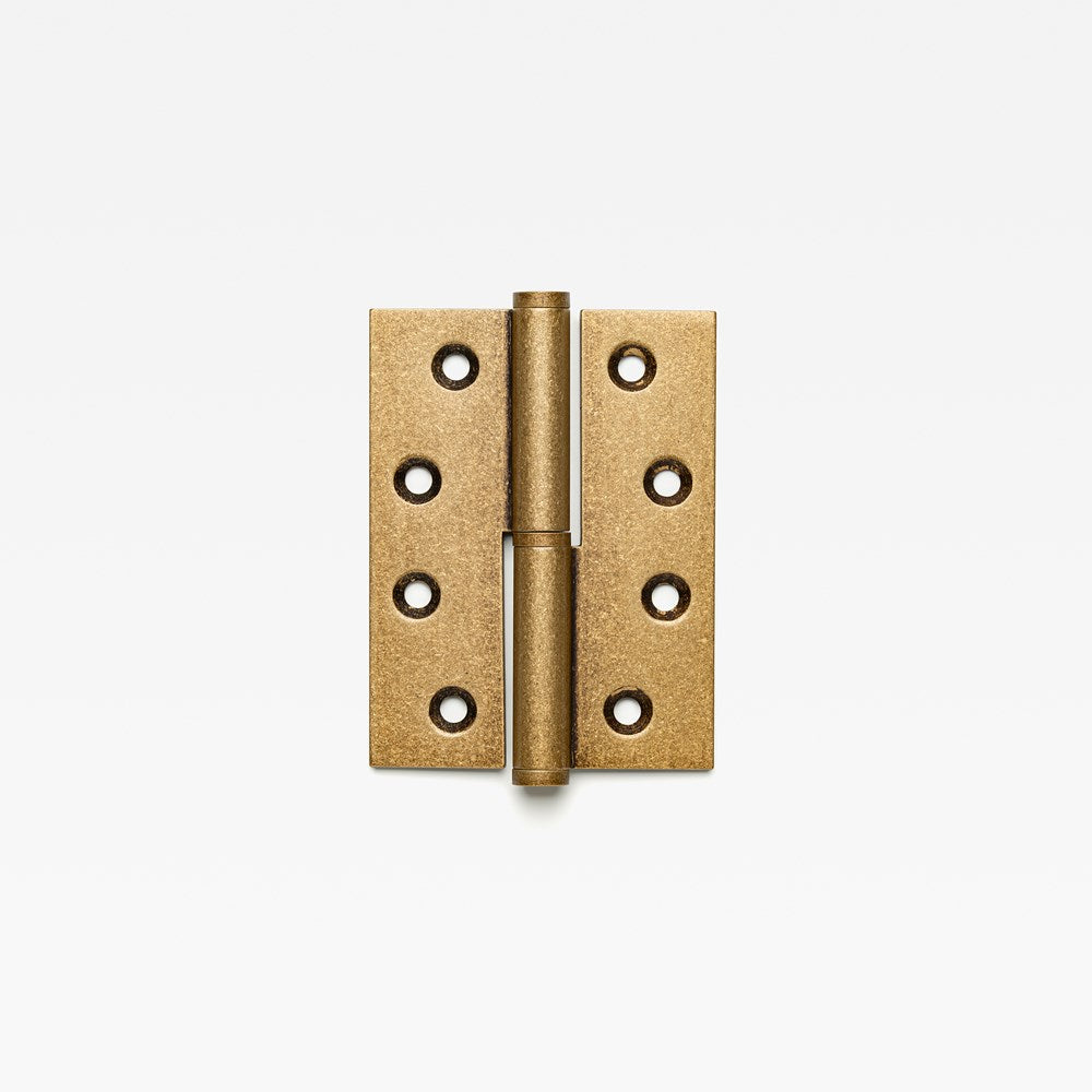 Lift Off Hinge Tumbled Brass (mid-late 2025) RIGHT in Tumbled Brass