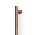 Momo HINOKI Big D Timber Cabinet Pull Handle in warm wood finish, ideal for modern kitchen or cabinet decor.