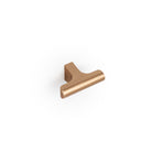 Momo HINOKI Cabinet T-Pull in dark bronze finish, showing a sleek, modern T-shaped handle with smooth wood and metal design.