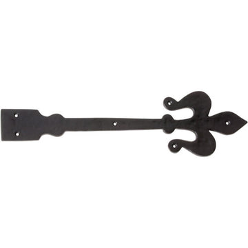 Hinge Iron Decorative Matt Black L400xH100mm in Matt Black