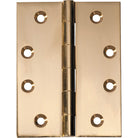 Tradco fixed pin hinge with durable metal construction, designed for secure door and window installation.