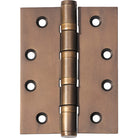 Tradco ball bearing hinge showing metal construction and smooth pivot mechanism for durable door installation.