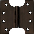 Tradco Shutter Parliament Hinge showing metal hinge with adjustable pins for window or door shutters.