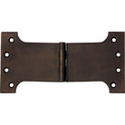 Tradco Shutter Parliament Hinge showing metal hinge with mounting plates for window shutters or doors.