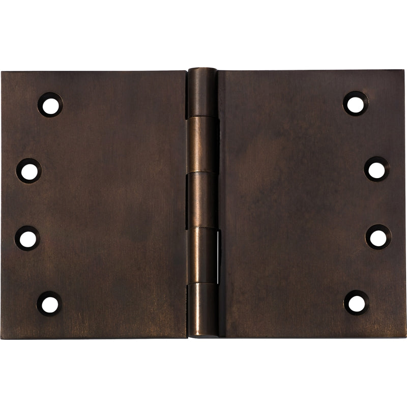Hinge Broad Butt Antique Brass H100xW150xT4mm in Antique Brass