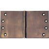Hinge Broad Butt Antique Brass H100xW175xT4mm in Antique Brass