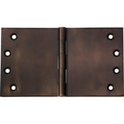 Hinge Broad Butt Antique Brass H100xW175xT4mm in Antique Brass