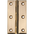 Tradco fixed pin hinge showing metal pin and mounting plates, ideal for durable door and window installations.