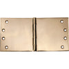 Hinge Broad Butt Polished Brass H100xW200xT4mm in Polished Brass