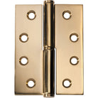 Right-hand Tradco Lift Off Hinge showing metal hinge with mounting plates for easy door removal and installation.