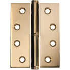 Left hand Tradco Lift Off Hinge, metal door hinge with easy removal design, shown in a close-up image.
