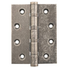 Tradco ball bearing hinge showing metal construction and smooth pivot mechanism for durable door installation