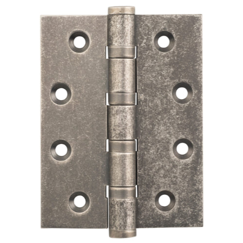 Hinge Ball Bearing Rumbled Nickel H100xW75xT3mm in Rumbled Nickel