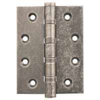 Tradco ball bearing hinge showing metal construction and smooth pivot mechanism for durable door installation