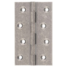 Tradco fixed pin hinge showing metal construction and mounting holes for durable door or window installation.