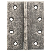 Tradco fixed pin hinge showing metal construction and mounting holes for durable door and window installation.