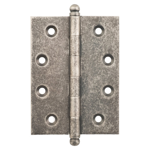 Tradco loose pin hinge showing metal construction and mounting holes for door or cabinet installation.
