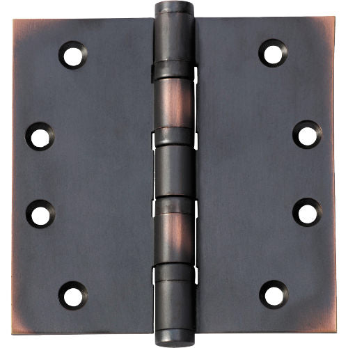 Tradco ball bearing hinge showing metal construction and smooth pivot mechanism for durable door installation