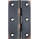 Tradco fixed pin hinge showing metal pin and hinge plates for door or window installation.