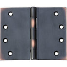 Hinge Broad Butt Antique Copper H100xW125xT4mm in Antique Copper