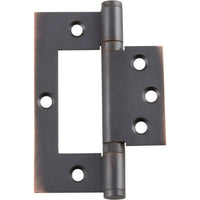 Tradco Hirline hinge showing a durable metal hinge with a smooth finish, designed for furniture or cabinetry applications