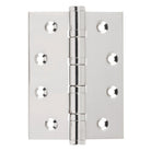 Tradco ball bearing hinge with durable metal construction, featuring multiple ball bearings for smooth door operation.