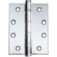 Tradco ball bearing hinge showing metal hinge with multiple ball bearings for smooth door operation