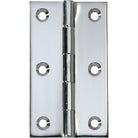 Tradco fixed pin hinge showing metal construction and mounting holes for durable door or gate installation.