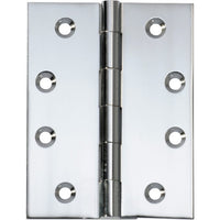 Tradco fixed pin hinge with durable metal construction, designed for reliable door and window applications.
