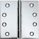 Tradco fixed pin hinge showing metal construction and mounting holes for door or window installation.