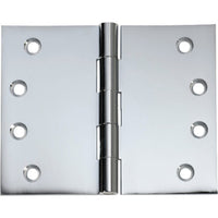 Tradco broad butt hinge showing metal pin and sturdy construction for door or furniture installation.